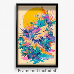 Art Poster - Natural Pen (Psychedelic Trippy Weird 11x17 Print)
