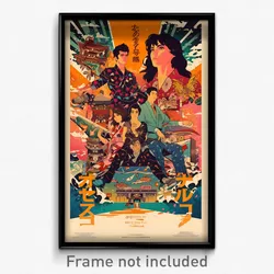 Japanese Movie Poster - Muted Henge (Japan Psychedelic Art Retro Film Print)