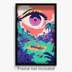Spanish Movie Poster - Basic Sewer (Spain Psychedelic Art Retro Film Print)