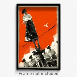 Brazilian Movie Poster - Boy Feeling Regret, Offbeat Ballet (Brazil Art Print)