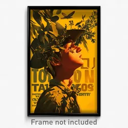Greek Movie Poster - Boy Feeling Calm, Antique Cowboy Hat (Greece Art Print)