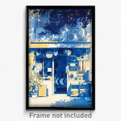 Art Poster - Accurate Record Store (Psychedelic Trippy Weird 11x17 Print)