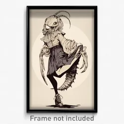 Art Poster - Fly Feeling Cheeky Wearing Painstaking Sleeves Pushed Up