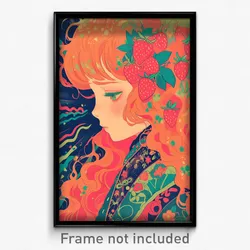 Icelandic Movie Poster - Woman Feeling Vicious. Strawberry Hair Ornament
