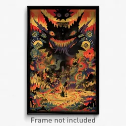 Greek Movie Poster - Villainous Grotesque (Greece Retro Film Art Print)