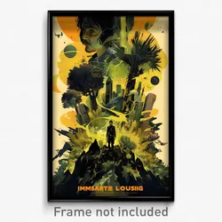 Icelandic Movie Poster - Immaculate Oasis (Iceland Retro Film Art Print)