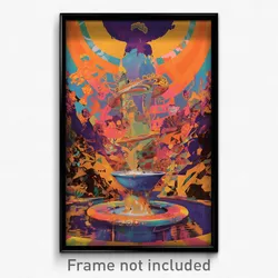 Brazilian Movie Poster - Animated Cistern (Brazil Retro Film Art Print)