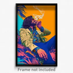 Bollywood Movie Poster - Massive Drawing (India Retro Hindi Film Art Print)