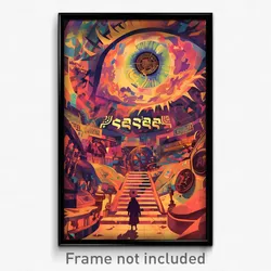 Hebrew Movie Poster - Remote Locker Room (Israel Retro Film Art Print)