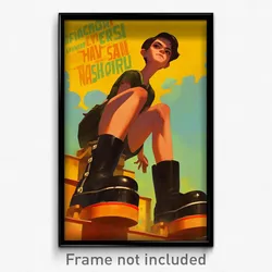 Brazilian Movie Poster - Boy Feeling Regret, Acrobatic Platform Boots (Print)