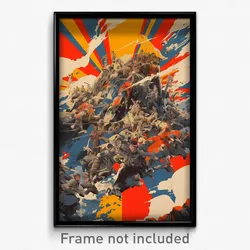 Indonesian Movie Poster - Outrageous Redoubt (Indonesia Retro Film Art Print)