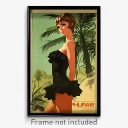 Spanish Movie Poster - Girl Feeling Enlightened, Acceptable Frilled Leotard