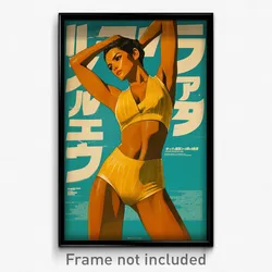 Brazilian Movie Poster - Woman Feeling Dominant, Fabulous Ribbed Leotard (Print)