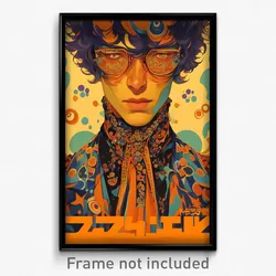 Icelandic Movie Poster - Boy Feeling Greed, Illustrious Ribbon Trimmed Clothes