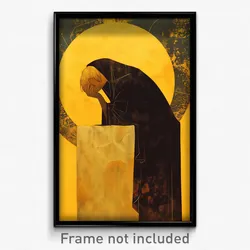 Movie Art Poster - Boy Feeling Sympathy, Glum Hooded Cloak (Retro Film Print)