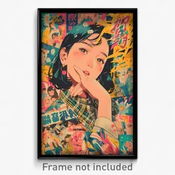 Indonesian Movie Poster - Girl Feeling Arrogant, Large Plaid Neckwear (Print)