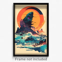 Greek Movie Poster - Stunning Archipelago (Greece Retro Film Art Print)
