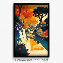 Icelandic Movie Poster - Spotless Lane (Iceland Retro Film Art Print)
