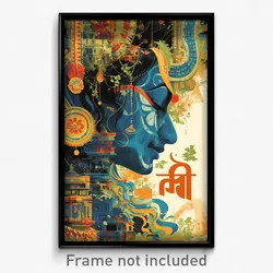 Bollywood Movie Poster - Silly Haberdashery (India Retro Hindi Film Art Print)