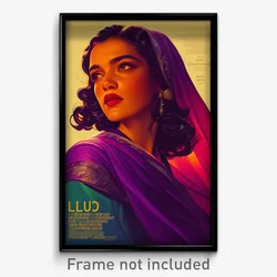 Mexican Movie Poster - Woman Feeling Numb, Radiant Purple (Mexico Art Print)
