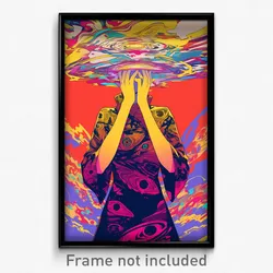 Movie Art Poster - Woman Feeling Humiliation, Angelic Tunic (Retro Film Print)