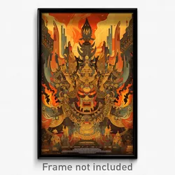 Indonesian Movie Poster - Triangular Armoury (Indonesia Retro Film Art Print)
