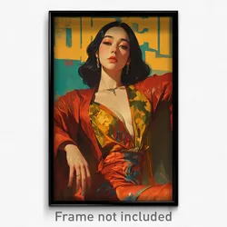 Korean Movie Poster - Woman Feeling Comfortable, Grand Leotard Clothes (Print)
