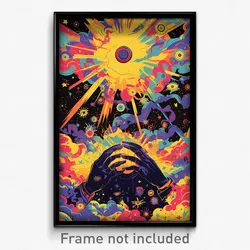 Bollywood Movie Poster - Infinite Crown (India Retro Hindi Film Art Print)
