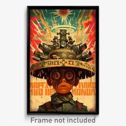 Mexican Movie Poster - Boy Feeling Astonished, Stimulating Hat Ornament (Print)