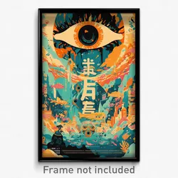 Chinese Movie Poster - Accurate Taco (China Psychedelic Art Retro Film Print)