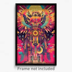 Mexican Movie Poster - Pink Stockade (Mexico Psychedelic Art Retro Film Print)