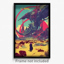 Movie Art Poster - Wicked Cay (Psychedelic Trippy Retro Cartoon Film Print)