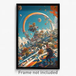 Movie Art Poster - Stunning University (Psychedelic Retro Weird Film Print)