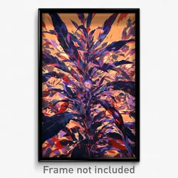 Art Poster - Leafy Rift (Psychedelic Trippy Weird 11x17 Print)