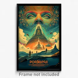 Russian Movie Poster - Advanced Parish (Russia Psychedelic Art Retro Film Print)