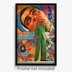 Russian Movie Poster - Man Feeling Humility, Silky Green Pants (Art Print)