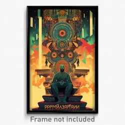 Russian Movie Poster - Rusty Labyrinth (Russia Psychedelic Art Retro Film Print)