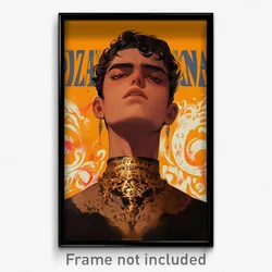 Brazilian Movie Poster - Boy Feeling Outrage, Elaborate Gold Choker (Art Print)