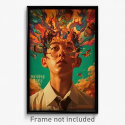 Korean Movie Poster - Boy Feeling Undermined, Worldly V Neck (Korea Art Print)