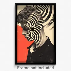 Greek Movie Poster - Boy Feeling Attraction, Exotic Black Jacket (Art Print)