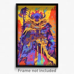 Art Poster - Complicated Outland (Psychedelic Trippy Weird 11x17 Print)