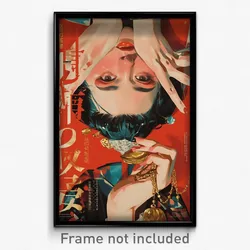 Chinese Movie Poster - Boy Feeling Astonished, Acceptable Gold Necklace (Print)
