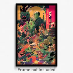 Brazilian Movie Poster - Haunted Thai City (Brazil Retro Film Art Print)