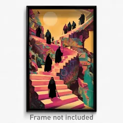 Greek Movie Poster - Narrow Trail (Greece Psychedelic Art Retro Film Print)