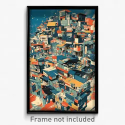 Spanish Movie Poster - Extra Small Shantytown (Spain Retro Film Art Print)