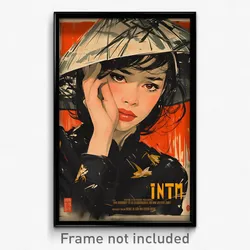Vietnamese Movie Poster - Girl Feeling Infuriated, Hard To Find Wizard Hat