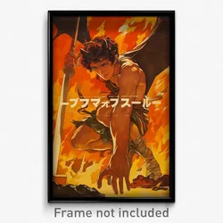 Greek Movie Poster - Boy Feeling Eagerness, Orderly Bat Hair Ornament (Print)