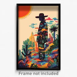 Mexican Movie Poster - Nocturnal Passage (Mexico Retro Film Art Print)
