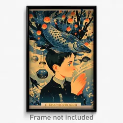Icelandic Movie Poster - Boy Feeling Tolerance, Silly Blue Sleeves (Art Print)