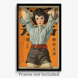Vietnamese Movie Poster - Woman Feeling Shame, Colorless Short Shorts (Print)